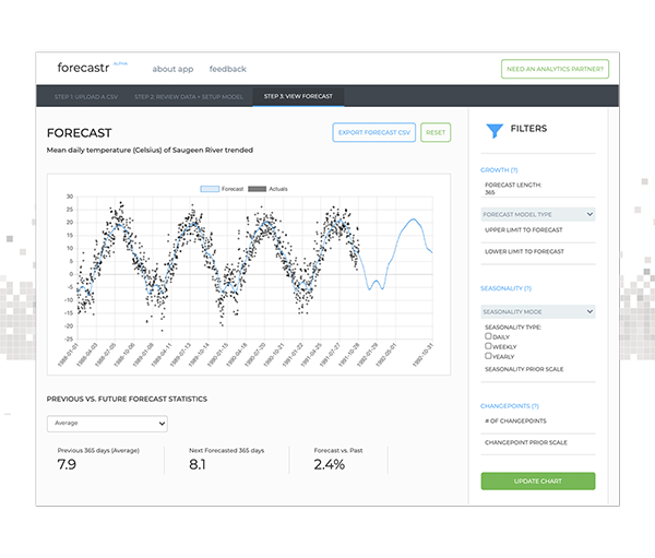 forecastr ui