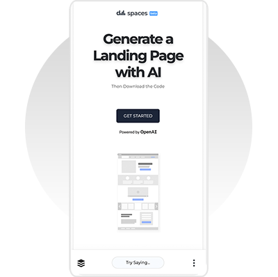 the mobile landing screen for prototypr