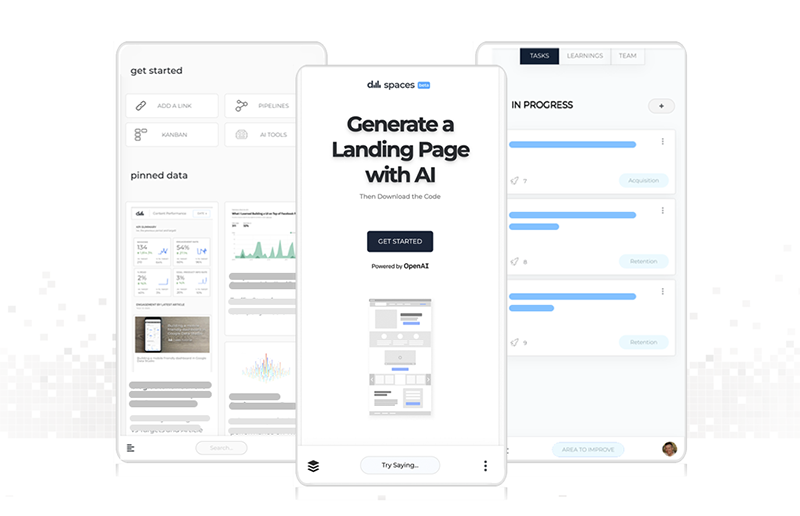 Data spaces, prototypr and kanban ui